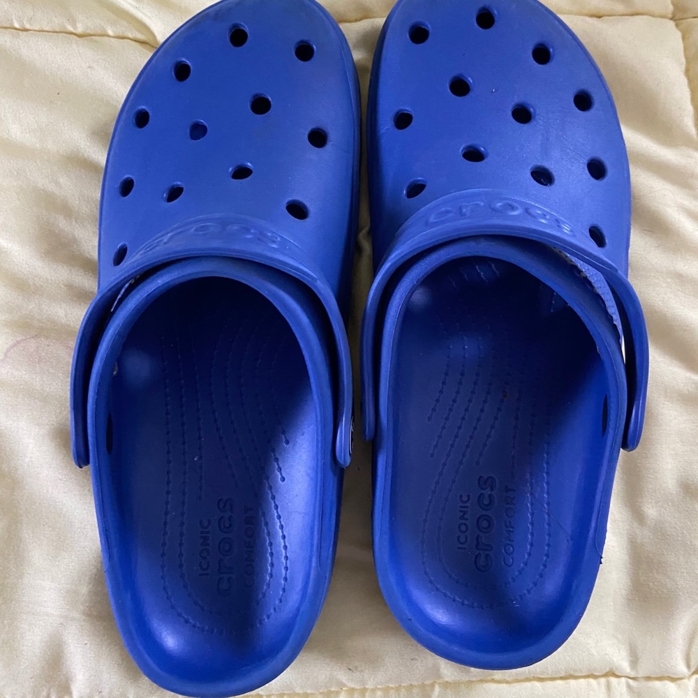 Blue Crocs